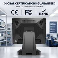 Terminal de point de vente tactile capacitif avec écran IPS FHD de 15,6 pouces pour les kiosques de paiement, les kiosques en libre-service, les kiosques de paiement automatique