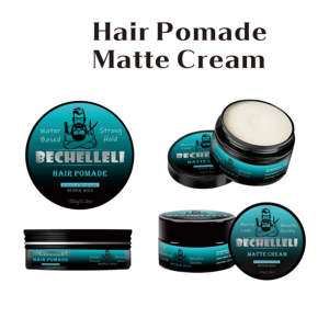 Salon de coiffure professionnel Mans Kit de coiffure soin homme tenue forte finition mate ajoute de la texture sans paraben vegan marque privée - Product Image 4