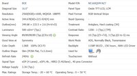 Écran LCD d'origine Innolux M270HCJ-L5B 27 pouces FHD 1920x1080 IPS 75Hz pour remplacement d'écran d'ordinateur tout-en-un HP Lenovo