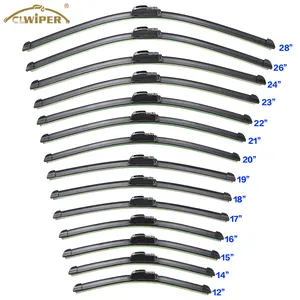 CLWIPER Natural No Frame Soft Rubber Wiper Blade Windshield Length 21" Wiper Blade