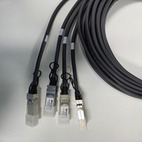 Cable de Cobre de Conexión Directa Pasiva (DAC) de 5m para Transmisión de Corto Alcance en Centros de Datos, 100G QSFP28 a 4x25G SFP28