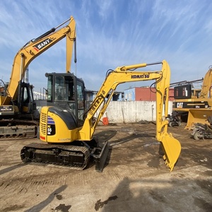 Excavadora usada de 5,5 toneladas Komatsu pc55mr pc40mr pc50mr mini excavadora de segunda mano máquina de construcción Japón original caliente en stock. - Product Image 3