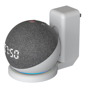 Soporte de Pared para Enchufe de Plástico ABS para Altavoz Inteligente Alexa <span class=keywords><strong>Echo</strong></span> <span class=keywords><strong>Dot</strong></span> de <span class=keywords><strong>4</strong></span>.ª/5.ª Generación y Accesorios - Product Image 3