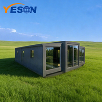 Casa Contenedor Industrial Expandible de Lujo de 40 pies, Villa Prefabricada Modernista de Dos Pisos, Casa Móvil con Energía Solar y Fuera de la Red