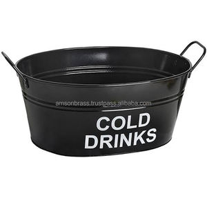 Champagne Cooler Wine Beer <b>Ice</b> <b>Bucket</b> Hammered <b>Ice</b> <b>Bucket</b> Hammered <b>Beverage</b> <b>Tub</b> Catering Tabletop <b>Tub</b> - Product Image 5