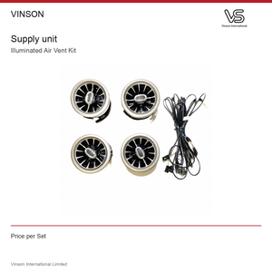 Kit de ventilación de aire iluminado para Mercedes Benz Clase V W447 2016-2023 Cuatro ventilaciones iluminadas - Product Image 4