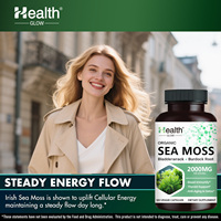 Nouvelles capsules de soins de santé de haute technologie SEA MOSS pour l'anti-âge, l'augmentation de l'énergie cellulaire, l'amélioration de la vitalité, complément alimentaire à base d'algues marines