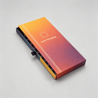Caja de Cartón Rígido con Logotipo Impreso Personalizado, Caja de Regalo Extraíble para Ropa Interior, Medias, Bufandas, con Cajón Deslizante