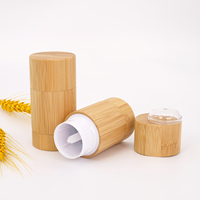 Tube vide en bambou pour déodorant et baume à lèvres, 15ml, 30ml, 50ml – Bouteille de déodorant en bambou et plastique