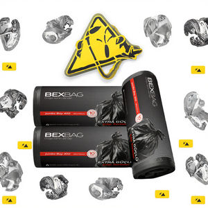 Bolsas de Basura de Polietileno Impresas Personalizadas en Rollo con Cordón, Capacidad de 10-20L para Contenedor de Basura - Product Image 3