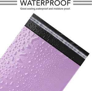 Bolsa de Correo Impermeable de Alta Calidad al por Mayor con Logotipo de Marca Impreso Personalizado, Bolsas de Envío de Plástico de Polietileno Negro para Ropa - Product Image 4