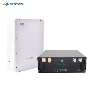 แบตเตอรี่ลิเธียมไอออน LiFePo4 รุ่นยอดนิยม Super Solar <span class=keywords><strong>Powerbox</strong></span> 51.2V 6100WH - Product Image 2