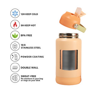 Botella de Agua Infantil de 12oz al por Mayor con Tapa de Paja, Vaso Escolar de Acero Inoxidable Aislado, Libre de BPA, Logotipo Personalizado, Proveedor a Granel, OEM - Product Image 3