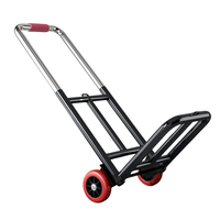 Chariot en métal pliable de logistique de transport de haute qualité avec bande élastique