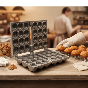 CookTech Premium New Large Walnut Cake Machine Smart Touch Control Automatic Bakery Equipment Portable Lightweight SUS304 - Product Image 3