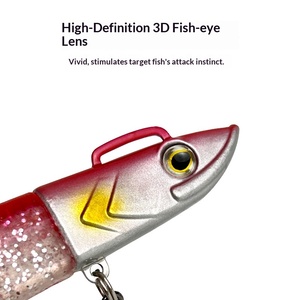 SWORDFISH Esca Artificiale Morbida <span class=keywords><strong>in</strong></span> <span class=keywords><strong>Silicone</strong></span> con Testa Piombata e Coda a T 30g/37g/43g per Pesca <span class=keywords><strong>in</strong></span> <span class=keywords><strong>Mare</strong></span> e da Barca, Acqua Salata, Luccio - Ingrosso - Product Image 4
