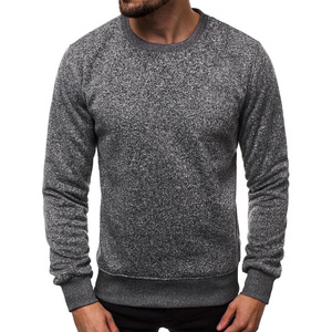 Maglione da Uomo a Collo Tondo Eco-Friendly in Maglia Lavata a Maniche Lunghe, <span class=keywords><strong>Top</strong></span> Casual Autunnale con Motivo Argyle Nero Jet e <span class=keywords><strong>Ecru</strong></span> - Product Image 4