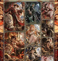 Cartes de jeu à collectionner Shangyou Cultural & Creative OP Friday Fantasy Song, série Peel to Reveal, vente en gros
