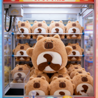 Jouets en peluche ours de dessin animé 8 pouces, animaux en peluche, jouets pour enfants de style dessin animé et anime, pour machines à griffes