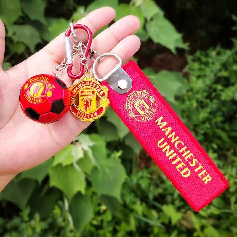 Manchester united ball color card rope hanging set