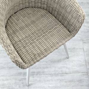 Silla de jardín de montaje de metal de aluminio de lujo para uso en interiores y exteriores para dormitorios, comedor, cafeterías, villas, hoteles, salida de fábrica - Product Image 6