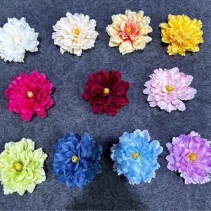 ดอกโบตั๋นผ้าไหมเทียม XH2 หลากสีสำหรับตกแต่งงานแต่งงาน DIY เครื่องประดับผม - Product Image 2