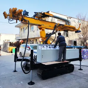 Crawler Mounted Mobile Borehole Anchoring And Jet Grouting Drilling Rig