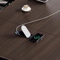 Escritorio de Oficina Ejecutivo Ergonómico, Convertible, Moderno y Minimalista, Color Negro, Combinación para Gerente/Director, Directo de Fábrica