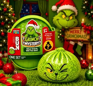 Juguete Blandito de Navidad Grinch Mystery Dumplings TPR de Rebote Lento, Caja Sorpresa, Juguete Antiestrés Fidget, Set de Regalo al por Mayor - Product Image 3
