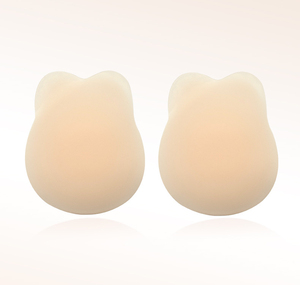 <span class=keywords><strong>Copricapezzoli</strong></span> in Silicone Ultra-Sottili Adesivi Sexy Non Rimovibili <span class=keywords><strong>Push</strong></span>-<span class=keywords><strong>Up</strong></span> Design a Orecchie di Coniglio Invisibili Lavabili a Mano - Product Image 2