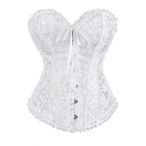 Kostum bordir korset Gotik gaun korset atas dengan rok Burlesque cospset wanita - Product Image 5