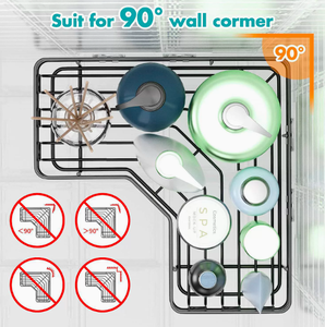 Estante de Baño Moderno de Hierro Forjado para Hotel, Accesorios sin Perforación, Gancho Lateral, Soporte Magnético para Panel Perforado - Product Image 3