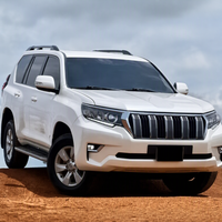Grille de radiateur avant chromée élégante pour Toyota Land Cruiser Prado 150 LC150 2018 2019 2020, pièces et accessoires automobiles ABS SUV