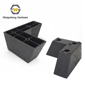 <span class=keywords><strong>Gambe</strong></span> <span class=keywords><strong>per</strong></span> Mobili in Plastica a L di Alta Qualità, Design Moderno e Resistente <span class=keywords><strong>per</strong></span> Divano, Letto, Tavolo da Pranzo, Uso in Cucina, Facile Installazione - Product Image 1