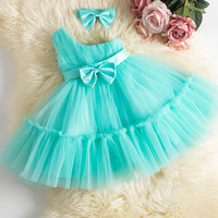 Nouvelle robe de princesse tutu au design unique pour nouveau-né, robe de fête en maille pour bébé fille de 1 an, idéale pour les cérémonies et les anniversaires.