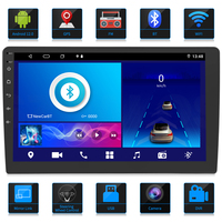 Universel 2Din Android 7 "9" 10.1 "Écran tactile Android Stéréo Électronique Stéréo Multimédia Voiture Radio Auto Stéréo Radio