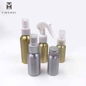 Botella de Perfume de Aluminio con Pulverizador de Niebla, Vacía, Multicolor, Niebla Fina, Botella de Aluminio con Pulverizador Único - Product Image 5