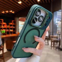 Nouvelle coque magnétique mate Casepro 2026 pour iPhone 18/17 Pro avec béquille dissimulée et protection intégrée pour l'objectif de l'appareil photo