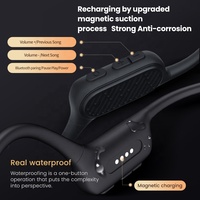 ALOVA-Écouteurs à conduction osseuse, oreillettes Bluetooth 5.3, écouteurs sans fil à oreille ouverte pour la natation, nouvel arrivage