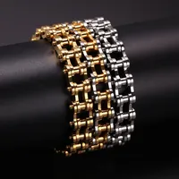 Bracelet cubain moderne en argent sterling 925 avec diamant Moissanite cultivé en laboratoire, finition brillante