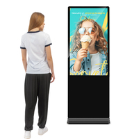 Kiosque à écran tactile Android gratuit CMS pour l'intérieur avec écran commercial LCD à cellules ouvertes