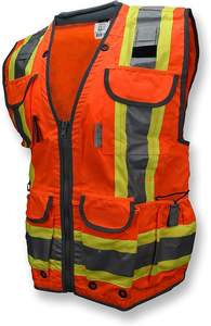 Radians SV55クラス2厚手2トーンエンジニアベストパッド入りネックカーゴポケットの余分な重量をサポート - Product Image 4