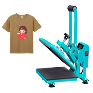 Mesin <span class=keywords><strong>Press</strong></span> Panas untuk Cetak Logo pada Pakaian, Transfer Sablon Kaos, Stiker <span class=keywords><strong>Vinyl</strong></span>, Mesin Sublimasi Tekanan Tinggi - Product Image 5