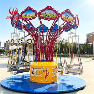 Attrazione da Luna Park: Giostra a 12 Posti Lotus Flying Chair per Esterni, Attrazione da Fiera in Vendita - Product Image 1