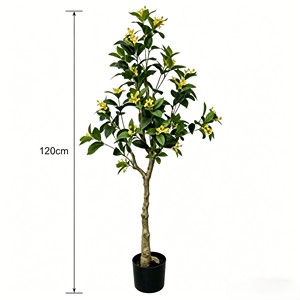 Fragrant-looking artificial sweet osmanthus branch with clustered tiny blooms for moon festival & tea <b>table</b> decor - Product Image 2