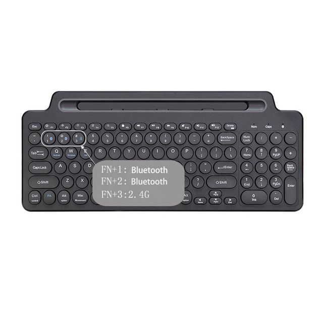 OEM Multi-function Wireless Three-mode Keyboard with Card Slot Tablet Keyboard Smart Trackpad Keyboard