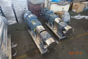 Bomba de Lóbulos Rotatorios de Acero Inoxidable de Grado Alimenticio para Transferencia de Líquidos de Alta Viscosidad - Product Image 5