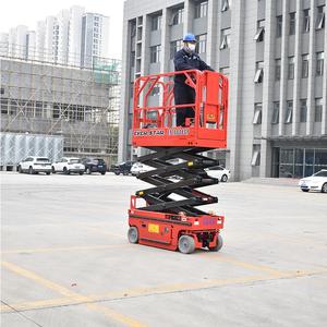 Plataforma Elevadora de Tijera Eléctrica Autopropulsada Ever Star de 10 m, Plataforma de Trabajo Aérea Hidráulica para Mantenimiento de Edificios - Product Image 1