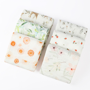 Couverture carrée pour bébé en bambou et élasthanne double couche de qualité supérieure 90*90cm, design doux et durable, couverture d'emmaillotage pour tout-petit de haute qualité - Product Image 5