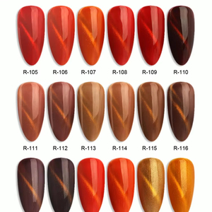 개인 라벨 젤 폴란드어 새로운 색상 네일 용품 젤 폴란드어 황금 고양이 눈 젤 - Product Image 2